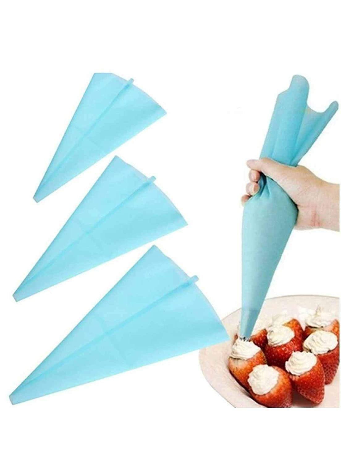YYaaloa Piping Pastry Bag Pack of 100 Plastic Disposable India | Ubuy